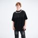 Washed Vintage Street Petal Print Short Sleeve Loose Fit Couple T-Shirt For Men_viptrois.com