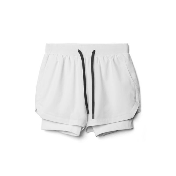 Men's Clothing Summer Trend Muscle Sports Shorts Outdoor Running Squat Breathable Double Layer Quick Drying Shorts_viptrois.com