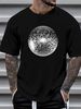 DISCO LIGHT I T-Shirt Retro Oldies Nerd Techno Club Mirror Ball Star Graphic Slightly Soft Stretched Top For Everyday Wear Homme Comfortable_viptrois.com