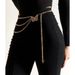 Metal Style Butterfly Multi-layer Tassel Waist Chain, Feminine Temperament Waist Chain, Fashionable Dress Accessories_viptrois.com