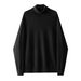 Men's Anti-Pilling High Neck Slim Fit Stretch Warm Knit Sweater For Autumn Winter Casual Layering_viptrois.com
