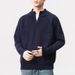 Pure Maple House Clothing / Autumn And Winter New Knitted Men's Japanese Retro Stand Collar Pullover Loose Sweater_viptrois.com
