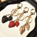 Bag Charm Fashion Small Strawberry Fruit Ladies Car Keychain Cute Alloy Keychain Key Ring Bag Pendant_viptrois.com