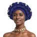 Muslim hat Crepe double braid big rhinestone heavy African national turban hat_viptrois.com