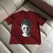 pure Cotton American Short T-shirt Men's Loose Summer Half Solid Color Base Shirt Five Quarter Sleeved_viptrois.com