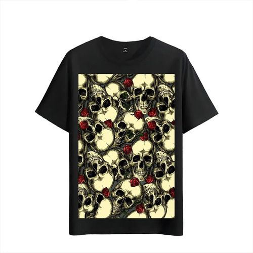 Tshirt Muscle Freaks And Roses Gothic 2026 Style Skulls_viptrois.com