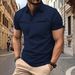 2025d 2024 Summer Polo Shirt With Button And Plaid Pattern For Men_viptrois.com
