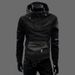 Casual New Collection Spring And Autumn Trendy Brand Handsome Patchwork Men's Hooded Hoodie Jacket_viptrois.com