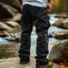 Men's Clothing Corduroy Casual Pants Men Autumn Retro Loose Workwear Pocket Hem Elastic Windproof Design Trousers_viptrois.com