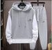 Men's Clothing Waffle Sweatshirt Suit Men's Autumn Casual Running Sportswear Boys Long Sleeve Trousers Clothes Set_viptrois.com