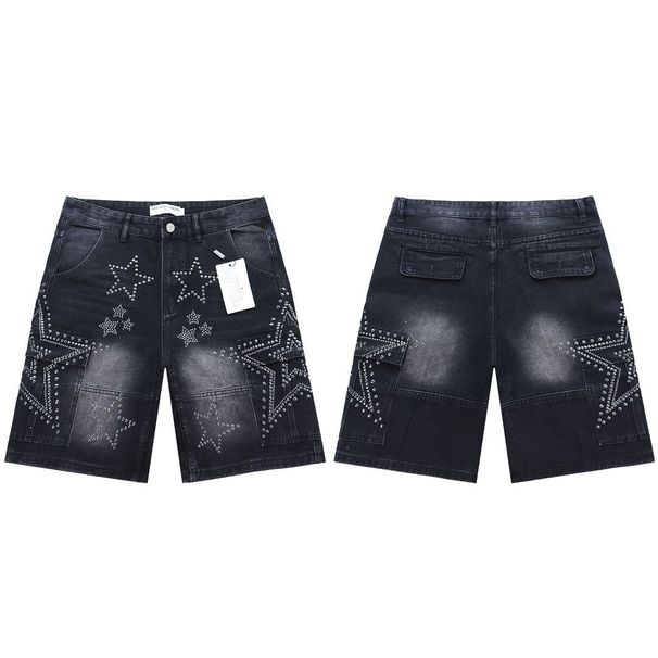 Vale American Workwear Style Denim For Men And Women, Summer Loose Straight Fit, Multi-pocket, Washed,_viptrois.com