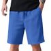 Men's Waffle Knit Breathable Shorts - Lightweight Drawstring Beach Shorts For Summer & Casual Wear - Quick-Dry Lounge Shorts With Side Pockets_viptrois.com
