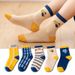 10pairs/set cute sports socks cartoon mid-calf length socks dinosaur stockings Boys Girls baby floor socks children's socks_viptrois.com