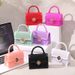 Mini Twisted Handheld Jelly Bag Fashion Fresh Cute Solid Color Chain Crossbody Shoulder Lipstick Bag_viptrois.com