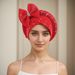 Autumn New Space Layer Hot Diamond Stacked Bow Hat Baotou Hat Muslim Hat_viptrois.com