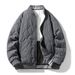 2025 Men's Autumn Winter Reversible Jacket New Business Baseball Collar Coat Plus Size Cotton Clothing_viptrois.com