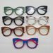 Women's Eyewear Frames Personalized Cat Eye Anti Blue Light Glasses For Women High End Internet Celebrities Autumn New Large Frame Flat Glasses_viptrois.com