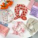 55 Cotton Linen Polka Dot Small Square Women, Korean Style Fashionable Versatile Neck Scarf, Hair Band, Fashion Scarf_viptrois.com