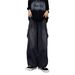 Wide-Leg Large Pocket Cargo Pants For Men Summer New Unisex Loose Straight Jeans Stylish_viptrois.com