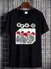Vintage 1980 80's Devo Band T-shirt Size S-34XL EE335 Unisex Streetwear Top For Everyday Wear Designer Clothes Versatile Breathable Stylish Soft_viptrois.com