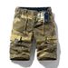 Men's Clothing Men's Summer New Camouflage Street Outdoor Workwear Shorts Elastic_viptrois.com
