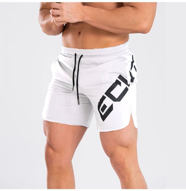 Muscle Fitness Brothers Summer Sports Leisure Men's Training Running Exercise Breathable Quick Drying Shorts_viptrois.com