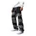 Men's Clothing Tassel Stitching Jeans Straight Through Wide Leg Pants Large Size Men's Jeans_viptrois.com