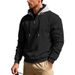 Cross-border American Heavy-duty Velvet Men's Loose Casual Light Luxury Commuter Stand-up Collar Hooded Zipper Long-sleeved Sweater_viptrois.com