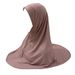 M size is suitable for teenage girls with high-density Tencel hemp chin strap and triangular slimming face headdress_viptrois.com
