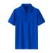 Men's Clothing Men's Ice Silk Seamless Shirt High Quality Plain Color Turn Down Collar Top For Formal & Casual_viptrois.com