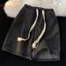 Men's Clothing Denim Shorts Men's Summer Casual Denim Shorts Drawstring Elastic Waist Loose Retro High Street Pants_viptrois.com