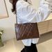 Women's Bags New Simple And Fashionable Large Capacity Diamond Shoulder Bag Small Fragrance Style Ladies Chain Crossbody Tote Bag_viptrois.com