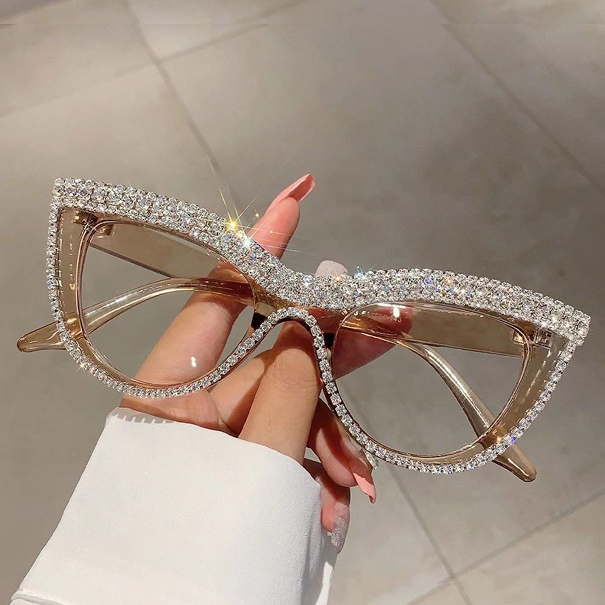 Trendy Hot Selling Instagram For Women With Personalized Diamond Inlay, Punk Style Street Photography, Sun Shading_viptrois.com