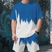 Y2 Men's 3D Digital Printed Casual Fashion Short Sleeve Shirt And Shorts Set Cross Border Xiyin Foreign Trade 2026_viptrois.com