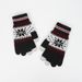 Fashionable Snowflake Warm Touch Screen Gloves Christmas And Winter Velvet Jacquard Knitted Gloves Holiday Gifts_viptrois.com