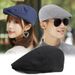 Artistic Youth Beret For Men Women, Solid Color Duckbill Cap, Spring Autumn British Style, Middle-aged And Elderly_viptrois.com