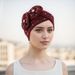 New Space Layer Flower Hot Diamond African Baotou Hat Indian Hat Muslim Hat Spot_viptrois.com