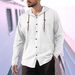 Men's Clothing Distribution Of Men's Casual Long Sleeved Shirts, Cotton And Linen T Shirts, Hooded Fashionable And Versatile Loose Beach Sweatshirts_viptrois.com