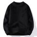 Men's Crew Neck Pullover Long Sleeve Ripped Sweater Trendy Men's Casual Warm Knitted Sweater_viptrois.com