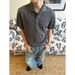 Italian One Piece Collar Button Summer Loose Knitted Short Sleeved Men's And Women's T-Shirt Breathable Polyester High End_viptrois.com
