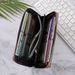 New Stone Pattern Sequins European And American Wallet Long Card Holder Wallet Clutch Bag Multi Card Slot Ladies Coin Purse_viptrois.com