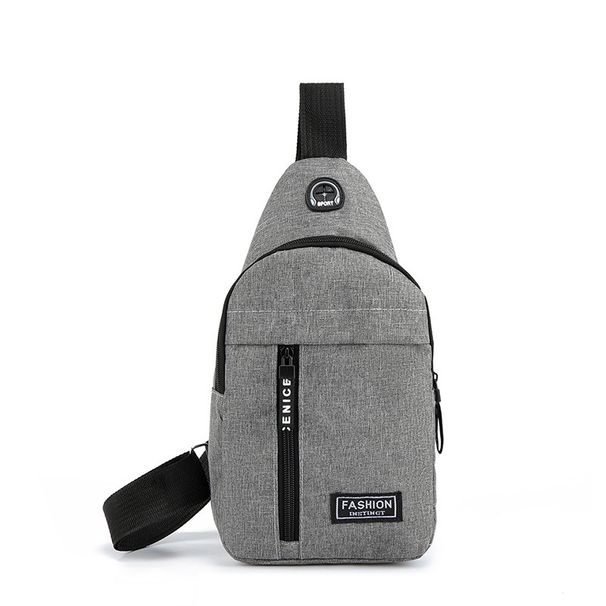 Men’s Bags New Men's Oxford Cloth Chest Bag Multi Function Sports Outdoor Leisure Shoulder Backpack Messenger Bag_viptrois.com