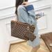 Women's Bags New Fashion Casual Checkerboard Print Wallet Pendant Shoulder Bag_viptrois.com