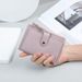 Women's Wallet Card Cases Short Wallet Women Multi Card Slot Zipper Button Card Holder Simple Student Coin Coin Purse Women_viptrois.com