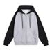 Men's Zip-Up Fleece Hoodie – Winter Streetwear Jacket With Thickened Inner Lining (Rabbit Wool Blend, Anti-Static, Distressed Print, M-3XL)_viptrois.com