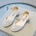 Girls Rhinestone Princess Shoes 2025 Spring New Children's Performance Leather Shoes Girls Stylish Crystal Shoes Baby Single Shoes_viptrois.com