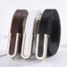 HOT Fashion Black PU Leather Female Dress Suit Skirt Decoration Creative Buckle Belt Thin Ladies Waistband Women Belts_viptrois.com