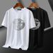 Men's Clothing pure cotton hot sale high end craft printing pure cotton pull on round neck t shirt summer large size short sleeved t shirt_viptrois.com