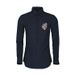 Slim Fit Cotton Blend Shirt With Colorful Printed Butterfly Pockets Long Sleeve Casual Business Style Black White Striped Pure Color_viptrois.com
