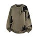 "Men's Distressed Knit Sweater – Ripped & Frayed Edge Design, Color Block Pullover, Oversized Winter Casual Wear"_viptrois.com